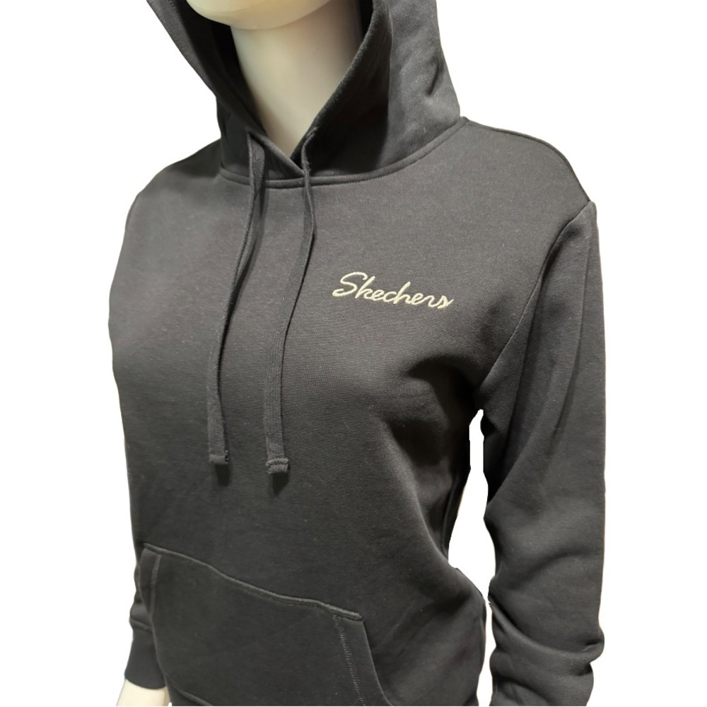 Skechers Women's Signature Pullover Hoodie Hooded Sweatshirt NWT White - Picture 6 of 9